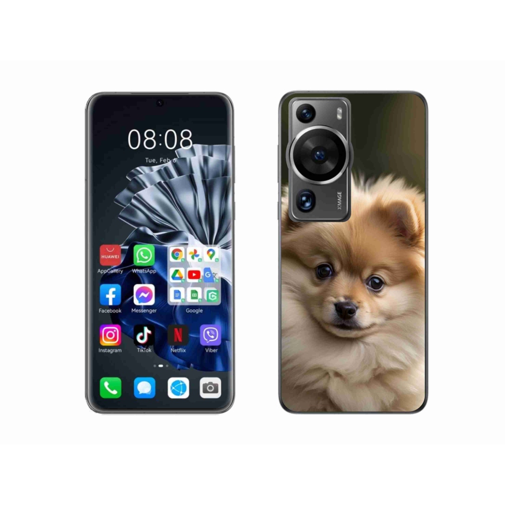 mmCase gél tok a Huawei P60 Pro-hoz – aranyos pomerániai 2