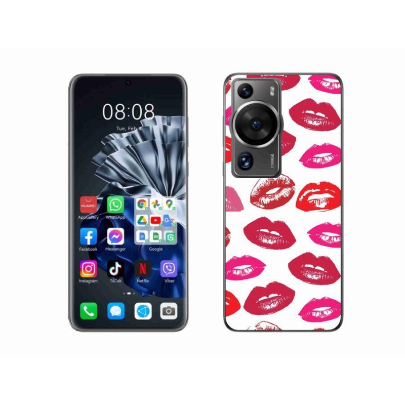 Gél borítás mmCase a Huawei P60 Pro készülékhez - ajkak