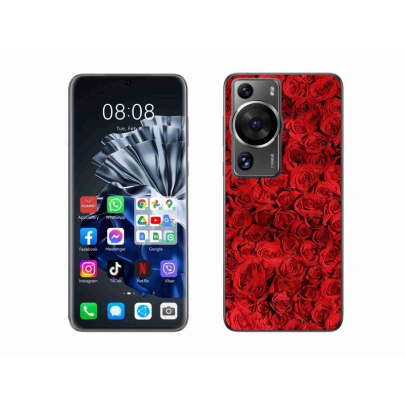 Gél borítás mmCase a Huawei P60 Pro számára - rózsaszínű