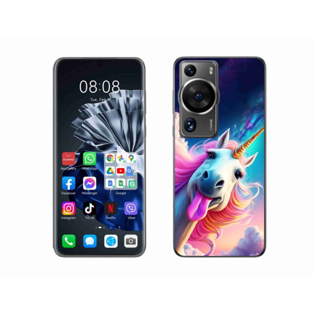 mmCase gél tok a Huawei P60 Pro-hoz – őrült egyszarvú