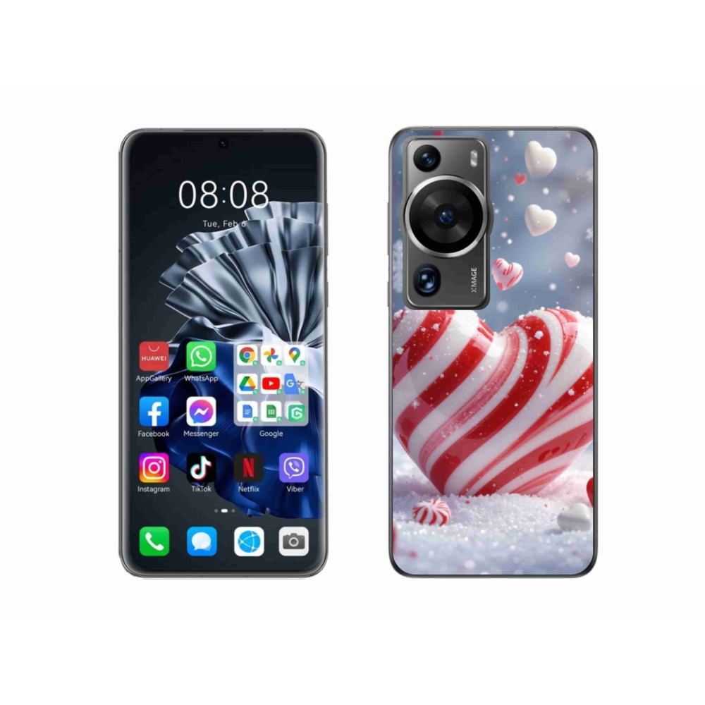 Gél borító mmCase a Huawei P60 Pro számára - édes szív