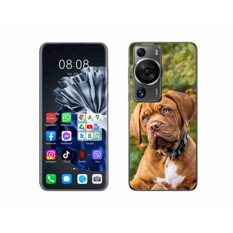 Gél borítás mmCase a Huawei P60 Pro készülékhez - kölyökkutyakék