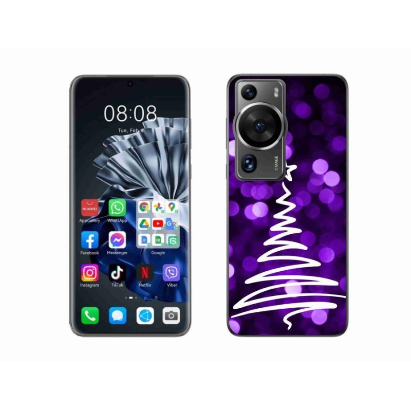 Gél borítás mmCase a Huawei P60 Pro készülékhez - fa