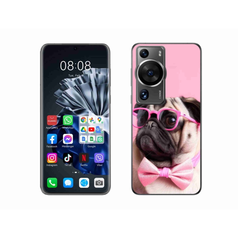 Gél borítás mmCase a Huawei P60 Pro-n - stílusos mopsz