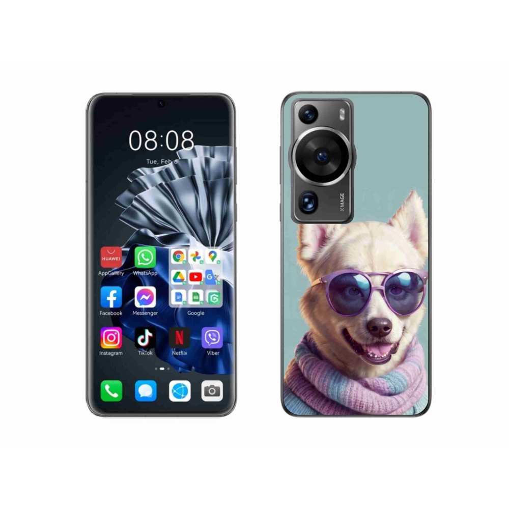 Gél borítás mmCase a Huawei P60 Pro számára - stílusos, német stílusú