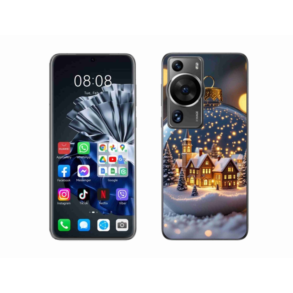 Gél borítás mmCase a Huawei P60 Pro számára - Karácsonyi golyók 4