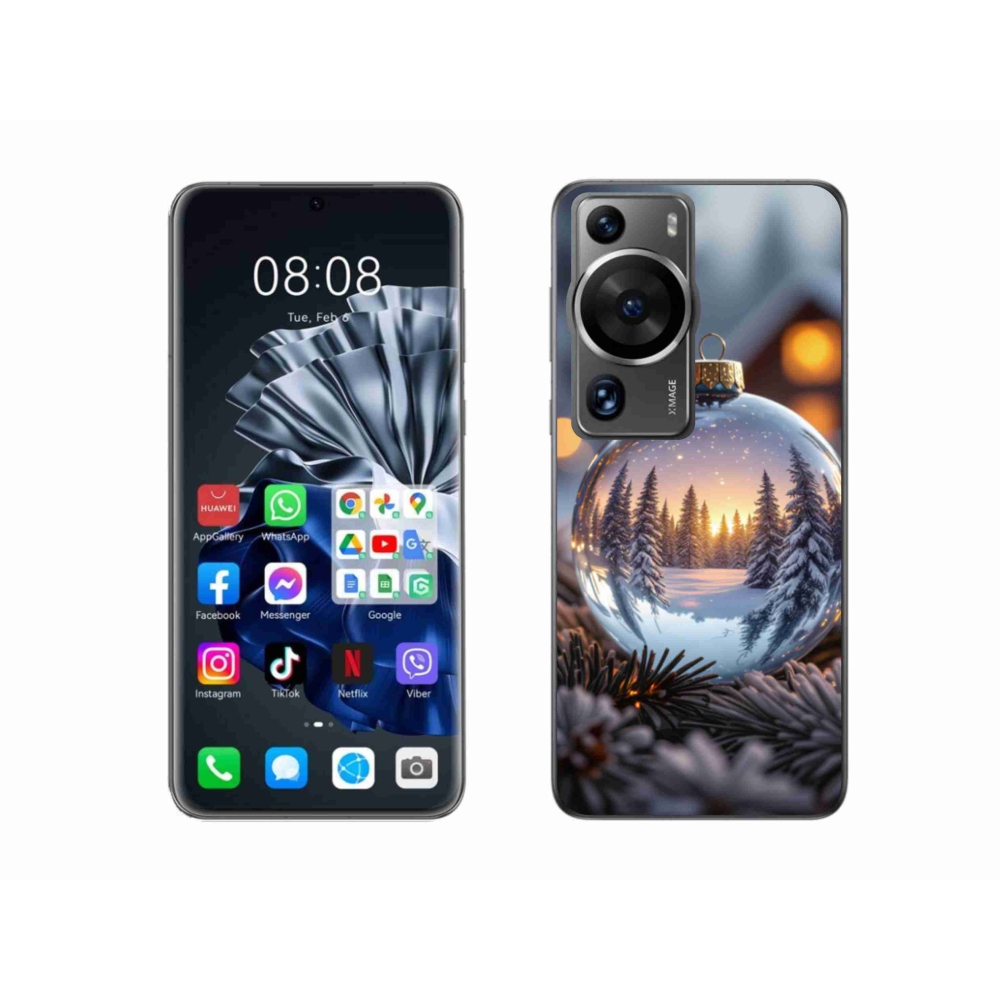 Gél borítás mmCase a Huawei P60 Pro számára - karácsonyi dekoráció