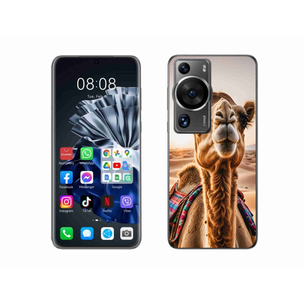 Gél borítás mmCase a Huawei P60 Pro készülékhez - teve színben