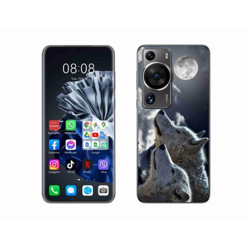 Gél borítás mmCase a Huawei P60 Pro készülékhez - farkasok
