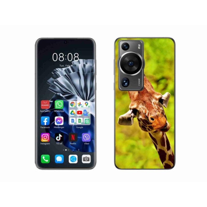 Gél borítás mmCase a Huawei P60 Pro készülékhez - zsiráf