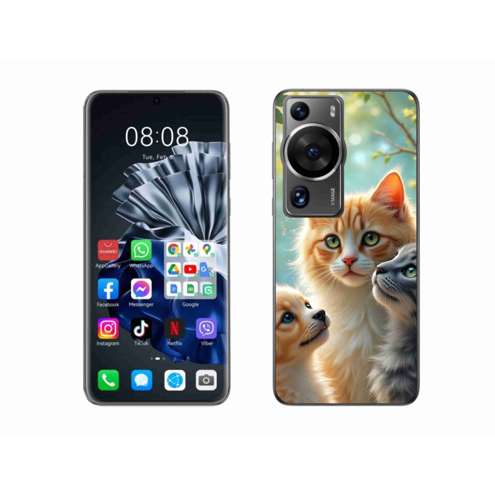 Gél borítás mmCase a Huawei P60 Pro - állati barátság 2