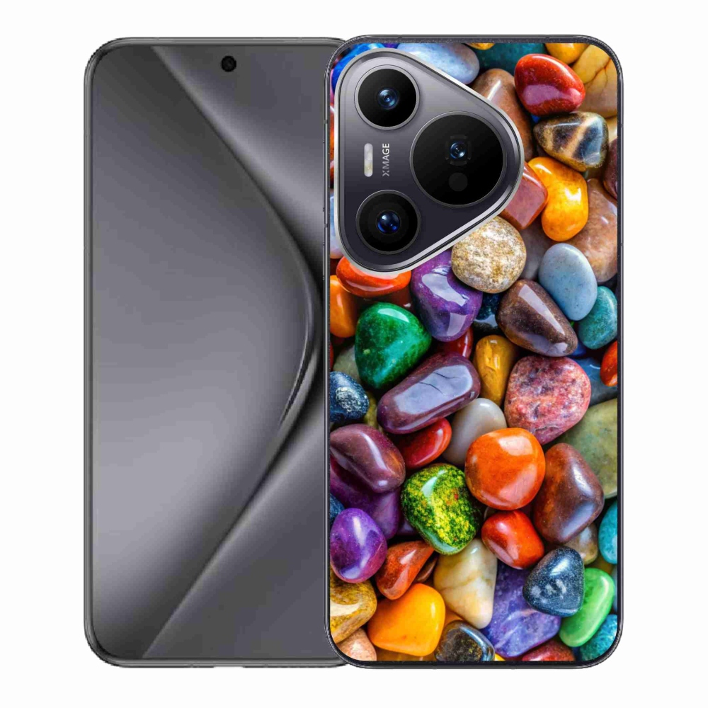 Gél borító mmCase a Huawei Pura 70-hez - színes strasszkövek
