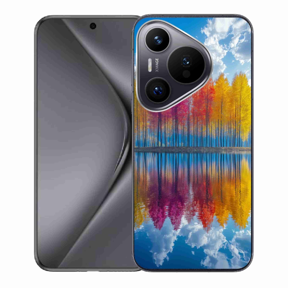 Gél borító mmCase a Huawei Pura 70-en - színes fák