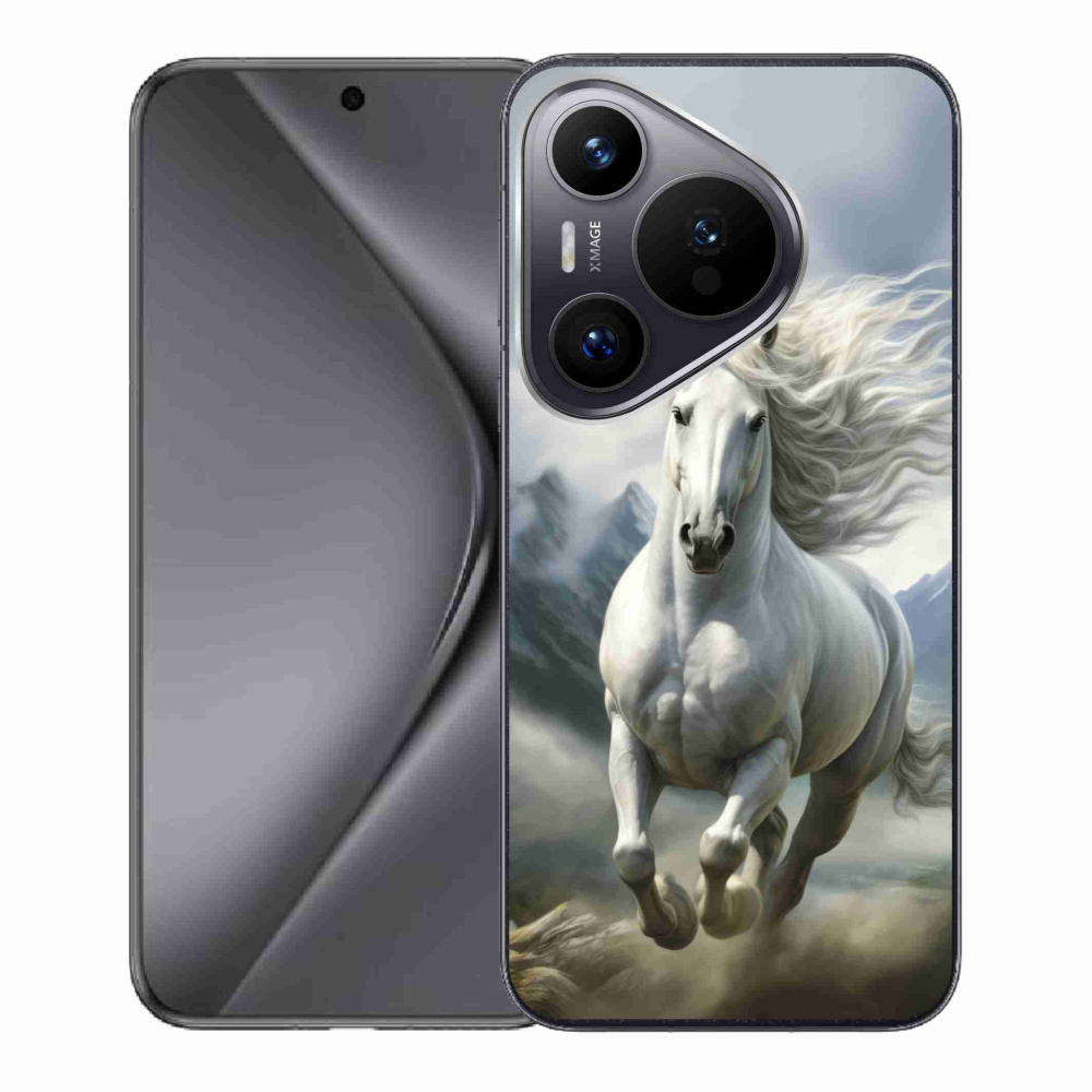 mmCase gél tok a Huawei Pura 70-hez – Futó fehér ló 3