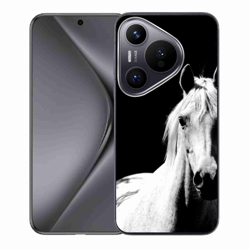 Zselés borítás mmCase a Huawei Pura 70-hez - fehér ló 5