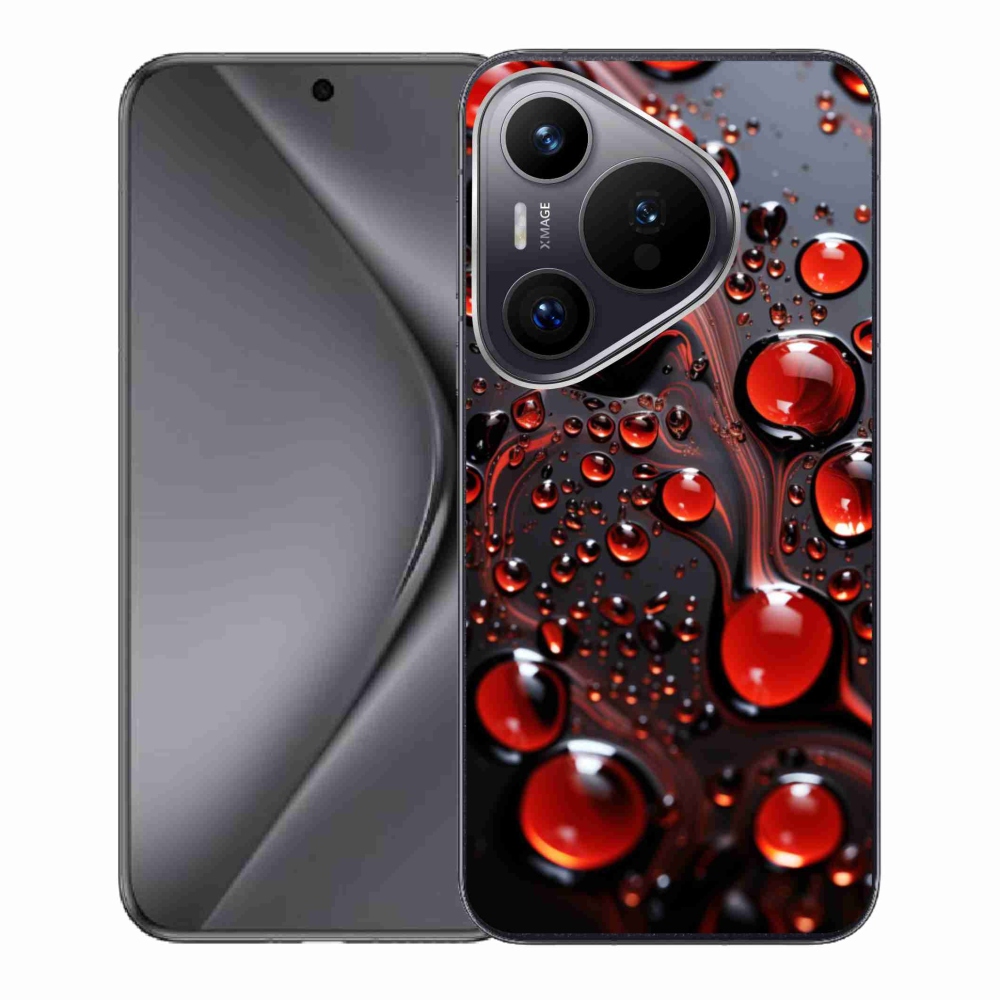 Zselés tok mmCase a Huawei Pura 70-hez - piros csepp 2