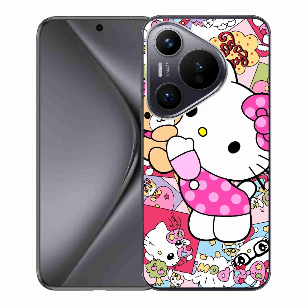 mmCase gél tok a Huawei Pura 70-hez – aranyos cica