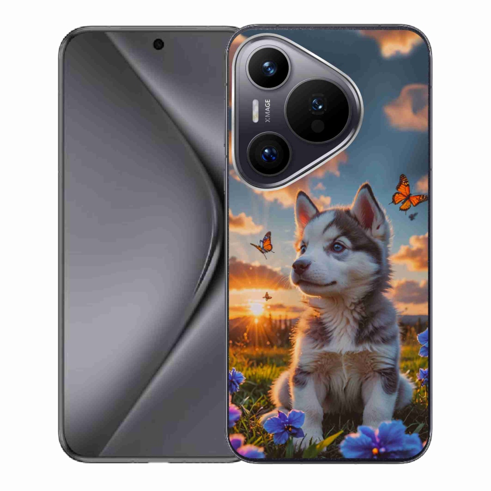 mmCase gél tok a Huawei Pura 70-hez – husky naplementekor
