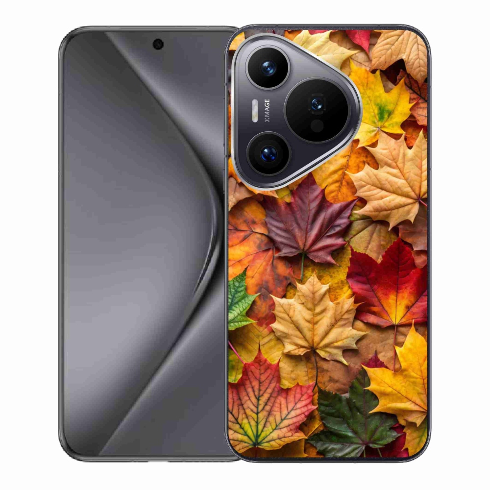 Gél borító mmCase a Huawei Pura 70-hez - juharlevelek 2