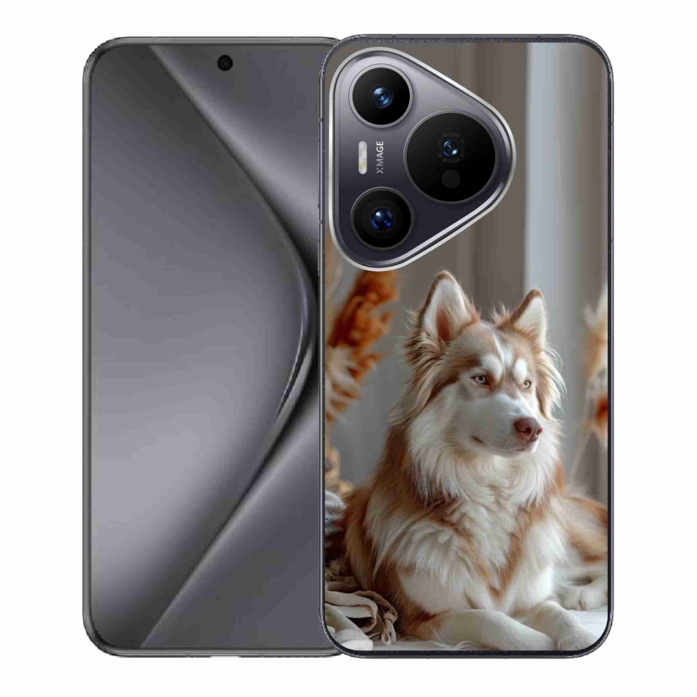 mmCase gél tok a Huawei Pura 70-hez – nyugodt szibériai husky