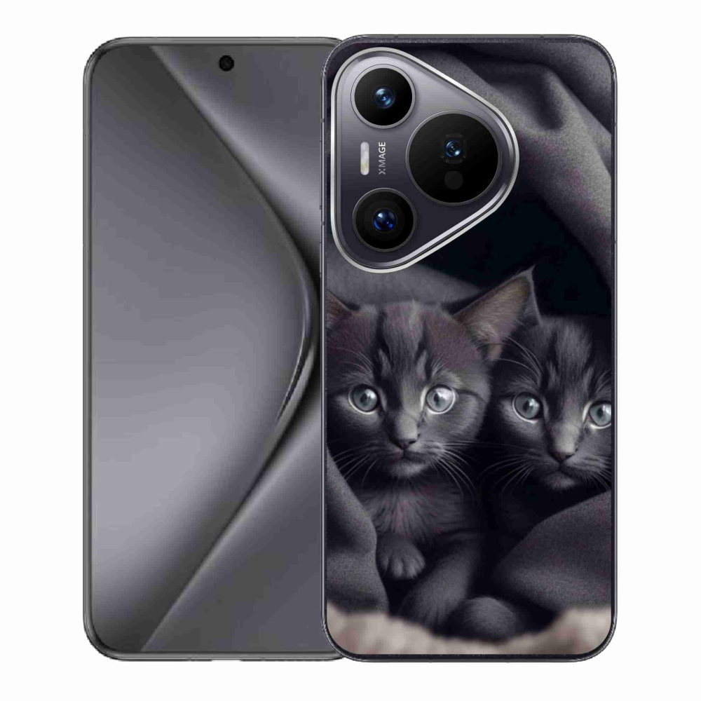 Zselés borítás mmCase a Huawei Pura 70 - cat duo készülékhez
