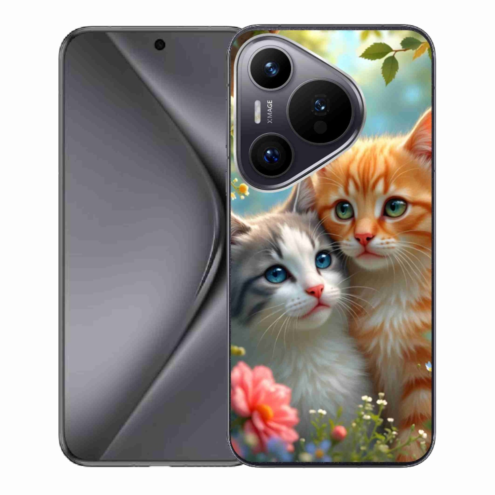 Gél borítás mmCase a Huawei Pura 70 készülékhez - cat love 2