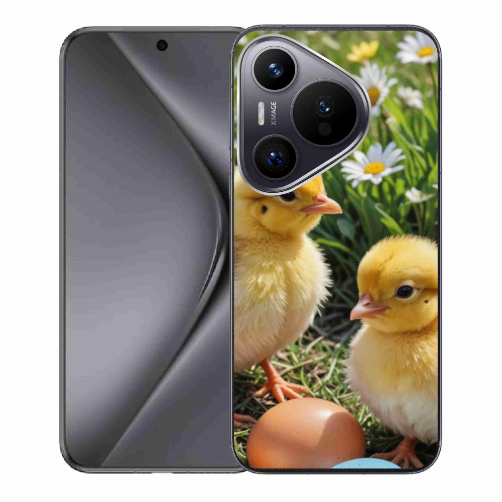 Zselés borítás mmCase a Huawei Pura 70 - csirkékhez