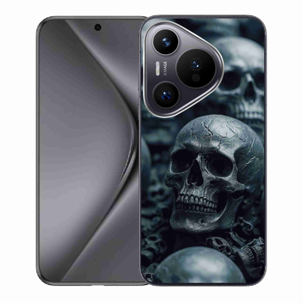 Zselés borítás mmCase a Huawei Pura 70 - koponya 2 számára