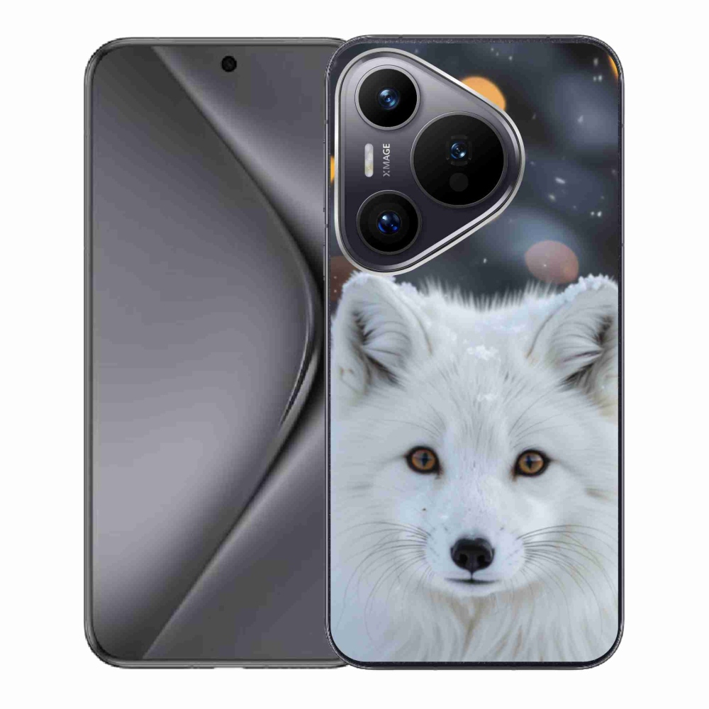 Zselés borítás mmCase a Huawei Pura 70 készülékhez - polár róka
