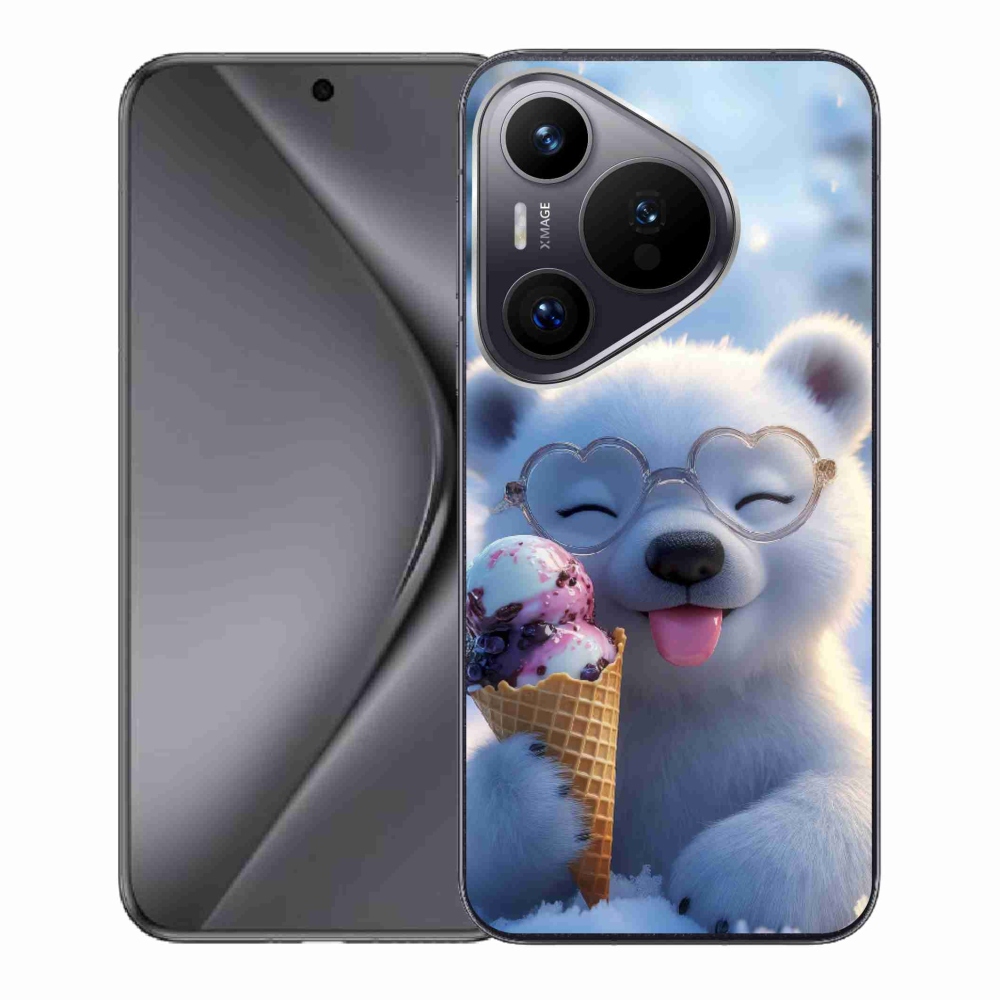 mmCase gél tok a Huawei Pura 70-hez – mackó fagylalttal