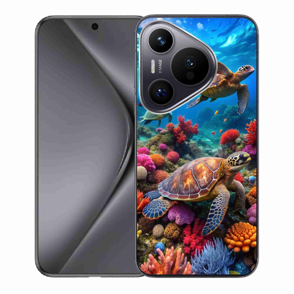 Gél borítás mmCase a Huawei Pura 70 készülékhez - Sea World 2