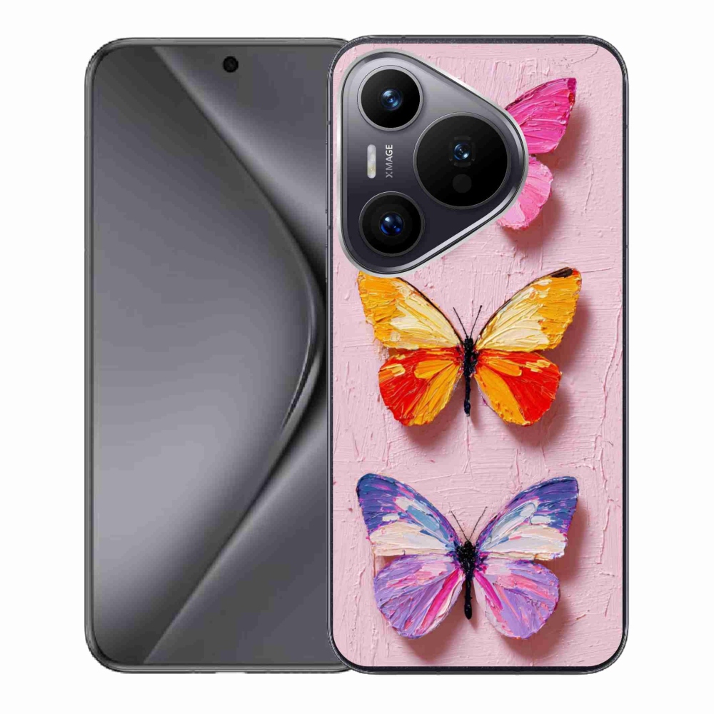 Gél borító mmCase a Huawei Pura 70-hez - pillangó szentháromság