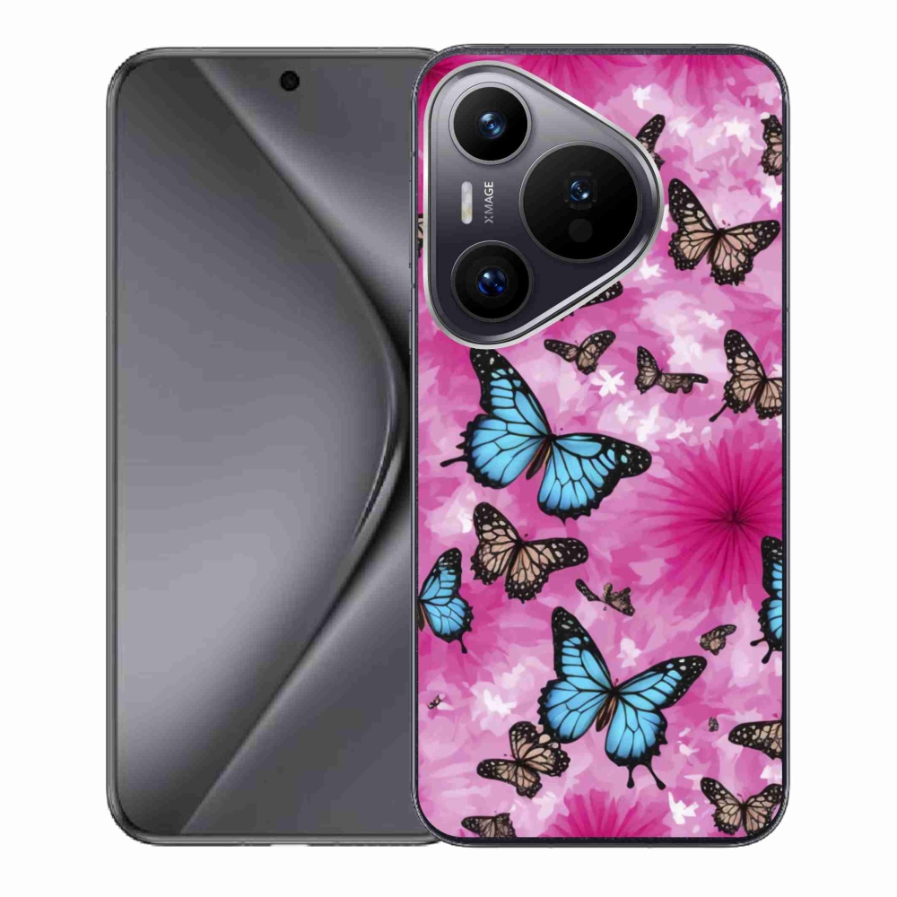 Gél borítás mmCase a Huawei Pura 70 készülékhez - pillangókert