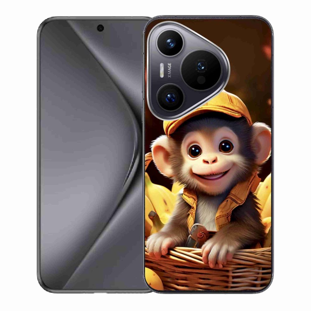 mmCase gél tok a Huawei Pura 70-hez – majom a kosárban