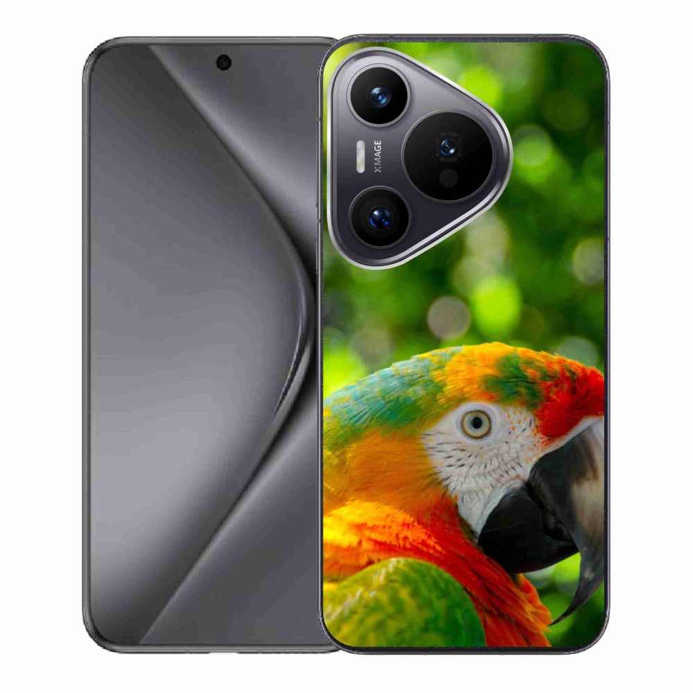 Gél borítás mmCase a Huawei Pura 70 - papagáj ara 3 számára