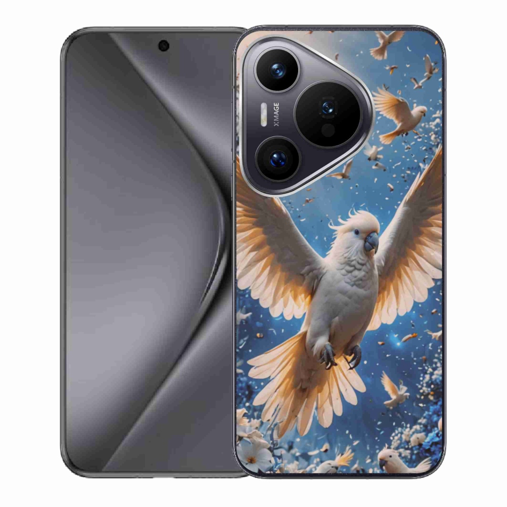 Gél borítás mmCase a Huawei Pura 70 készülékhez - papagáj kakadu