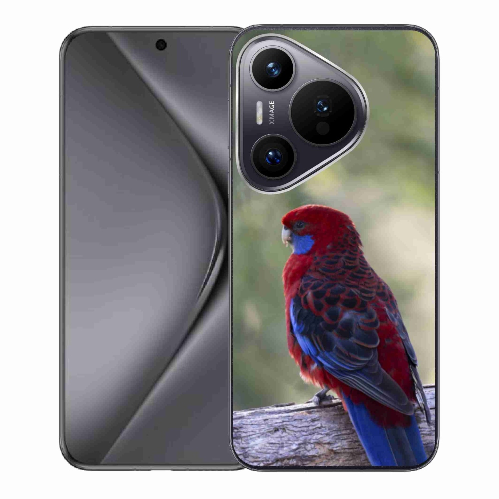 Gél borító mmCase a Huawei Pura 70 készülékhez - papagáj rosela