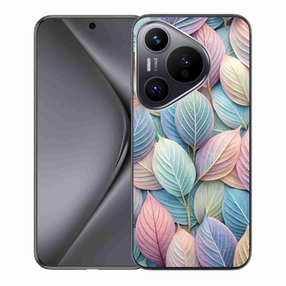 Gél borító mmCase a Huawei Pura 70 készülékhez - pasztell levelek