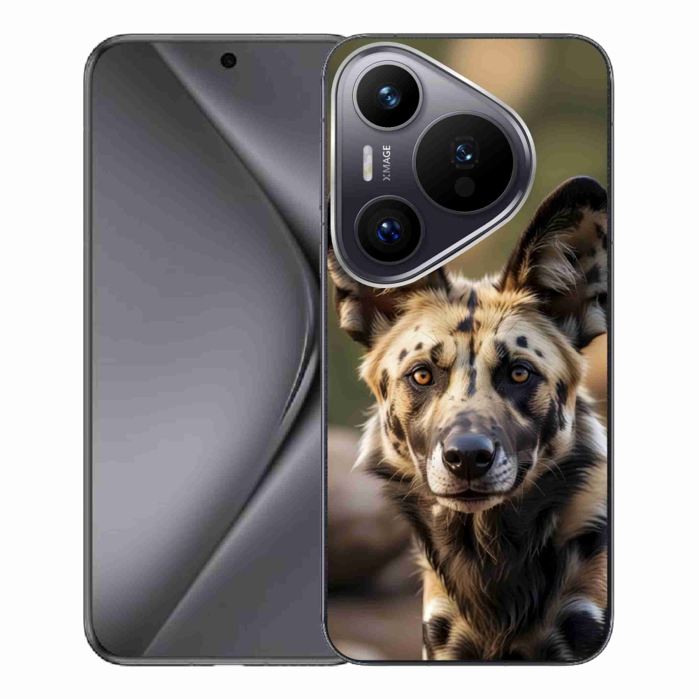 mmCase gél tok a Huawei Pura 70 Pro-hoz – afrikai vadkutya