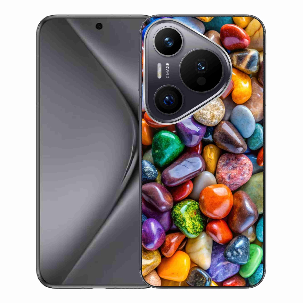 Gél borítás mmCase a Huawei Pura 70 Pro számára - színes strasszkövek