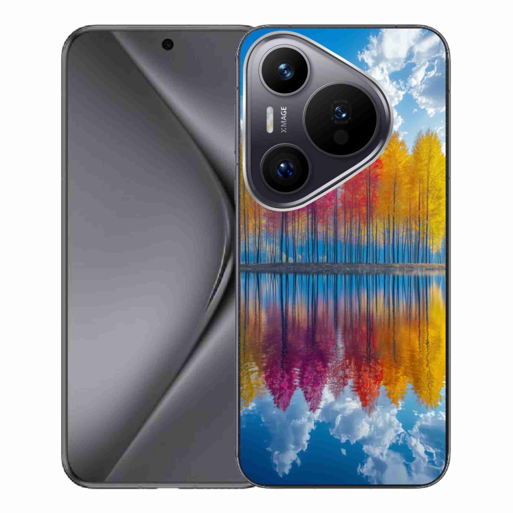 Gél borítás mmCase a Huawei Pura 70 Pro - színes fák