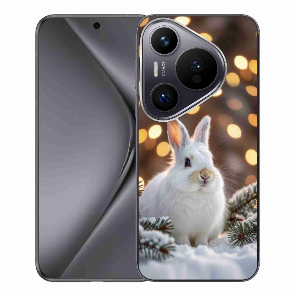 mmCase gél tok a Huawei Pura 70 Pro-hoz – fehér nyúl