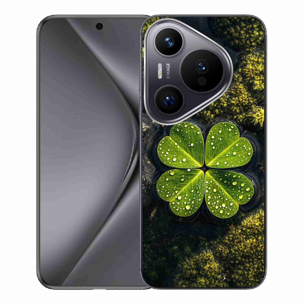 Gél borítás mmCase a Huawei Pura 70 Pro készülékhez - négylevelű lóhere