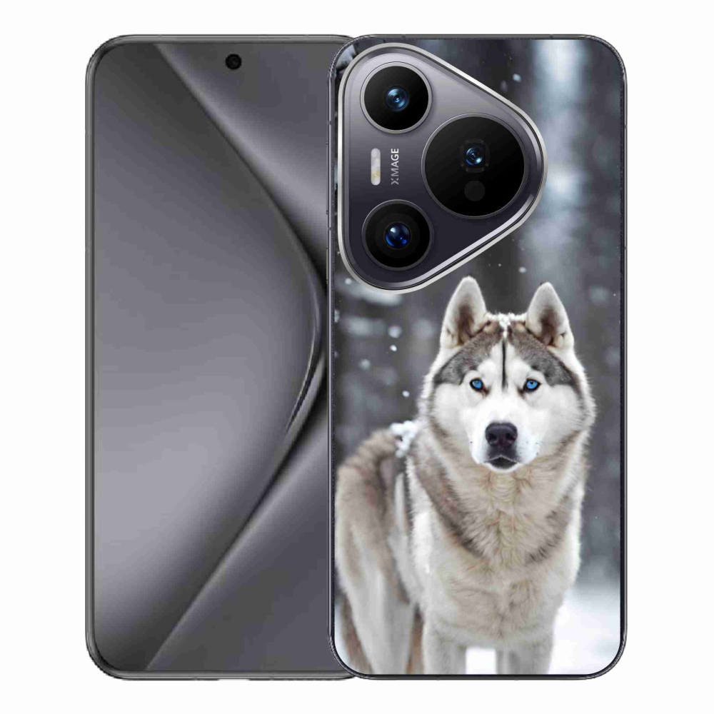 Zselés borítás mmCase a Huawei Pura 70 Pro - husky 2 számára