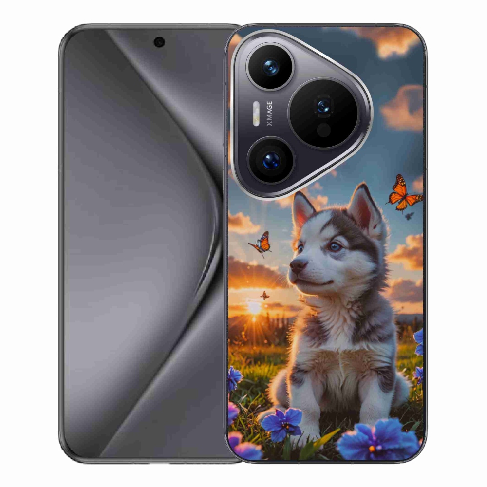 mmCase gél tok a Huawei Pura 70 Pro-hoz – husky naplementekor