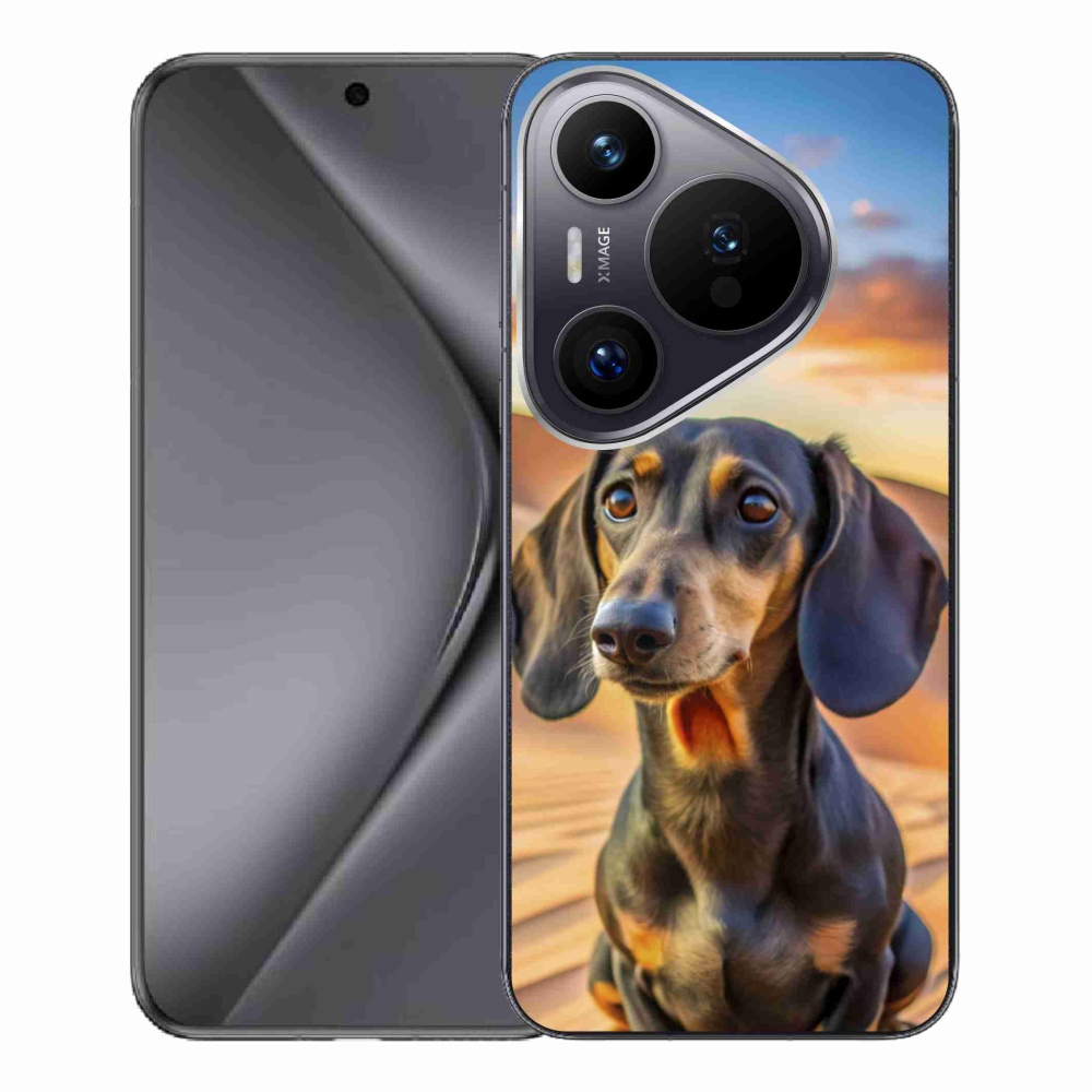 Zselés borítás mmCase a Huawei Pura 70 Pro készülékhez - tacskó 3