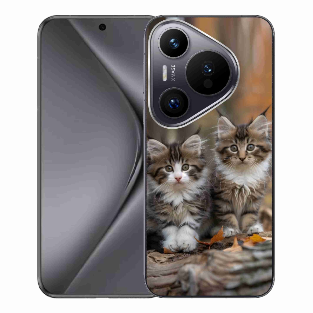 mmCase gél tok a Huawei Pura 70 Pro-hoz – macska duó 3