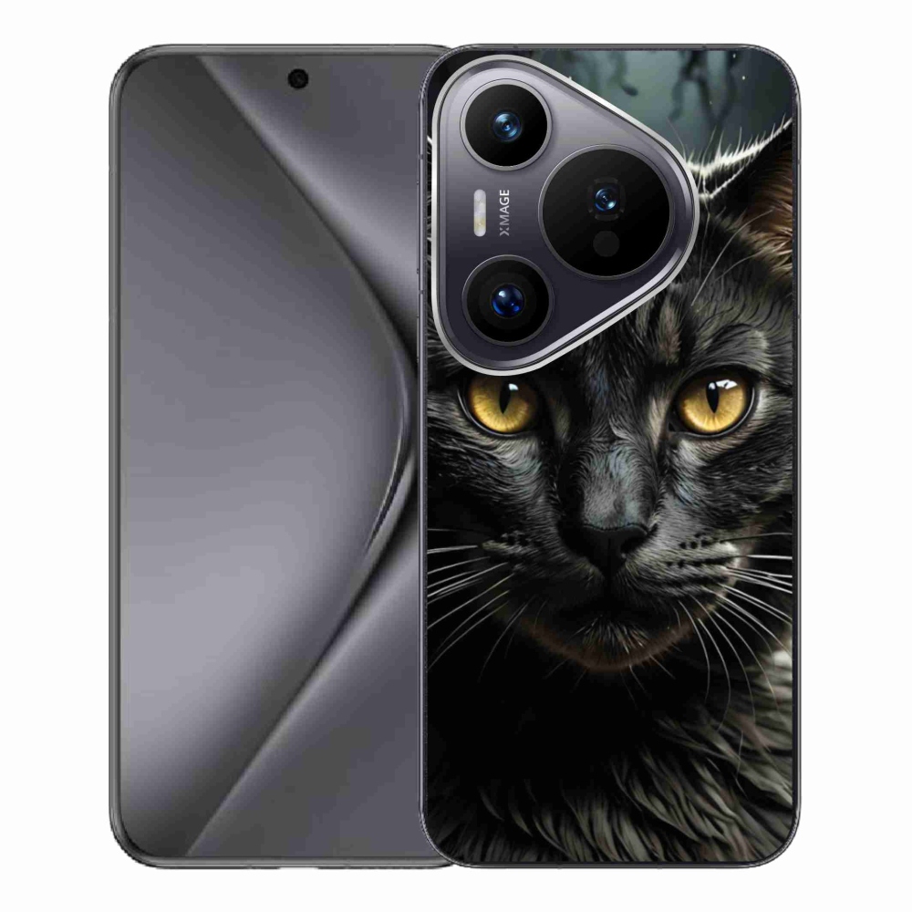Gél borítás mmCase a Huawei Pura 70 Pro számára - macskaszem 3