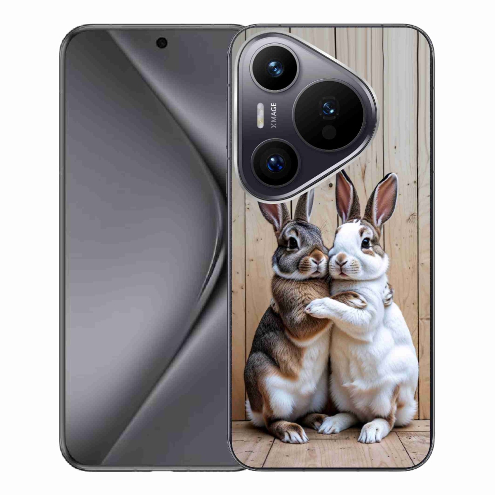 mmCase gél tok a Huawei Pura 70 Pro-hoz – nyuszipár