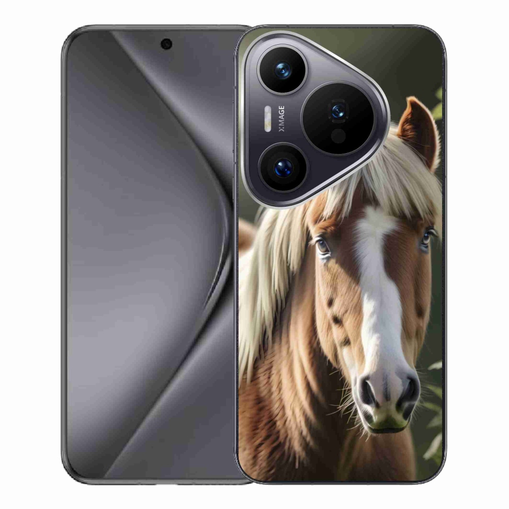 mmCase gél tok a Huawei Pura 70 Pro-hoz – világos sörényű ló
